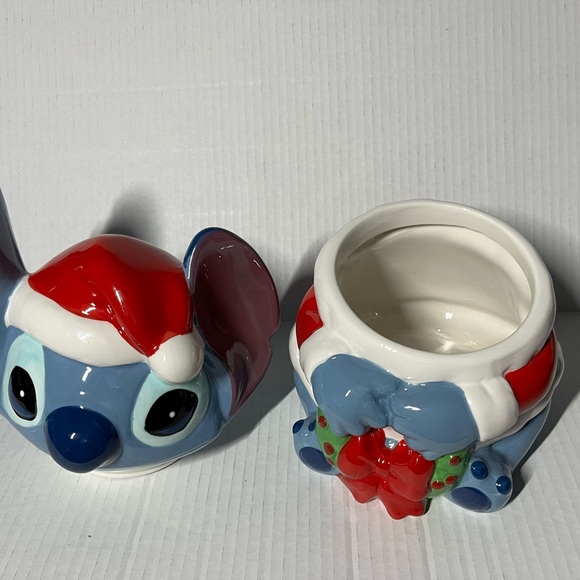 Disney Lilo and Stitch Christmas Cookie Jar - Picture 6 of 6